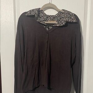 Y2K Faux Sweater Set Blouse